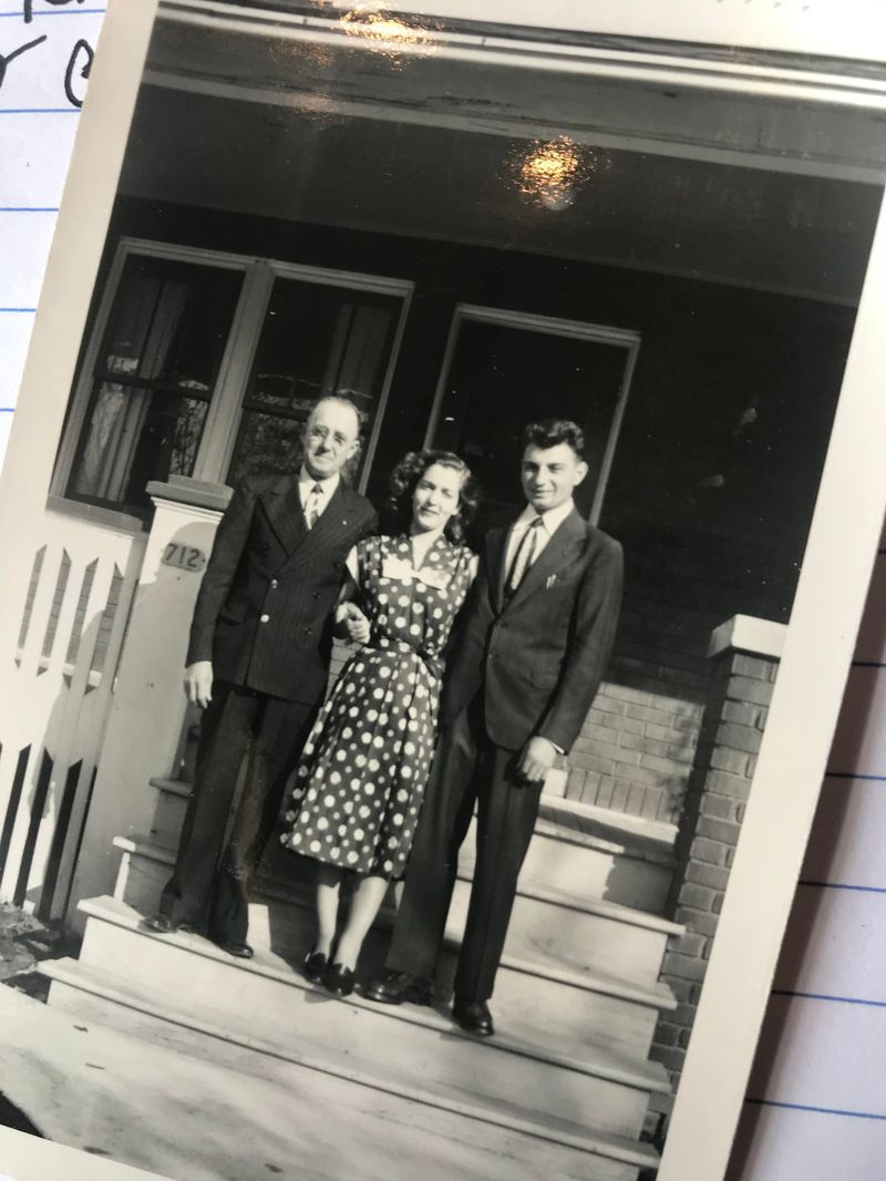 In 1956, Marty and Jackie Smith moved to Gary, Indiana, to be near his bloodline aunt, Maria Urschel, from Romania. She was married to Michael Urschel, shown here on the left, a U.S. Steel Gary Works employee who sponsored the young couple to become American citizens. (Jackie Smith)