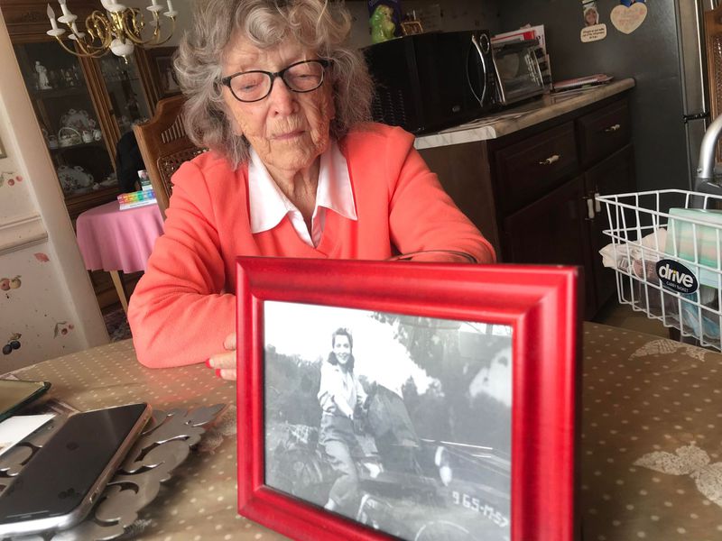 “It’s just horrible to watch, bringing back so many terrible memories,” Jackie Smith said about the Russian invasion of Ukraine while looking at old photos from her younger years in Europe. (Jerry Davich)
