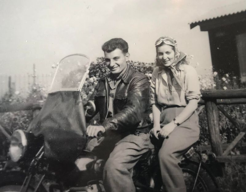 Jackie and Marty Smith, shown here as Jacqueline Virginie Guillaume and Martin Schmidt, in France, before they married after World War II. The couple immigrated to the U.S., via Canada, after their marriage. (Jackie Smith)